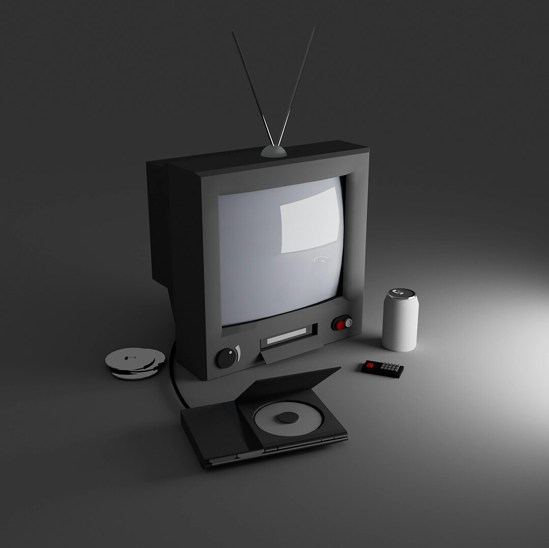 Lege moderne tv-studio voor een live uitzending